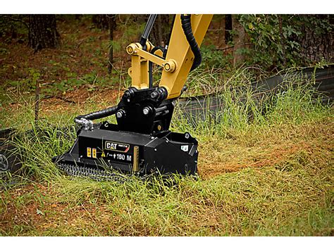 cat mini excavator flail mower|mini excavator brush cutter pricelist.